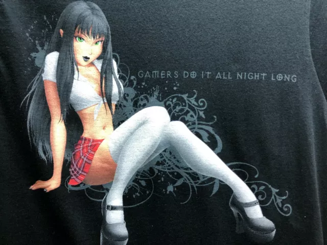 ANIME GIRL MENS White T-shirt Medium $13.98 - PicClick